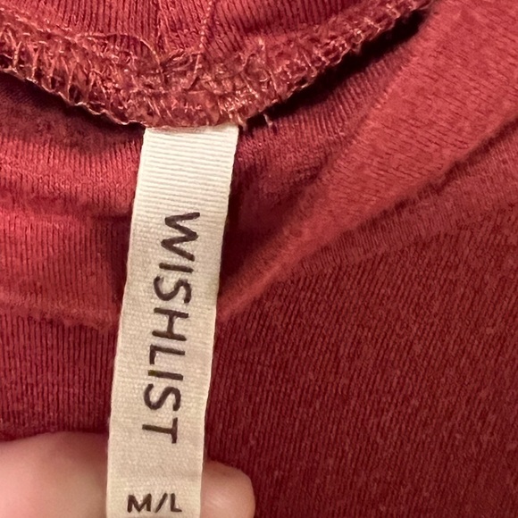 Wishlist sleeveless high neck open sides that lace up in burnt orange - Picture 5 of 6